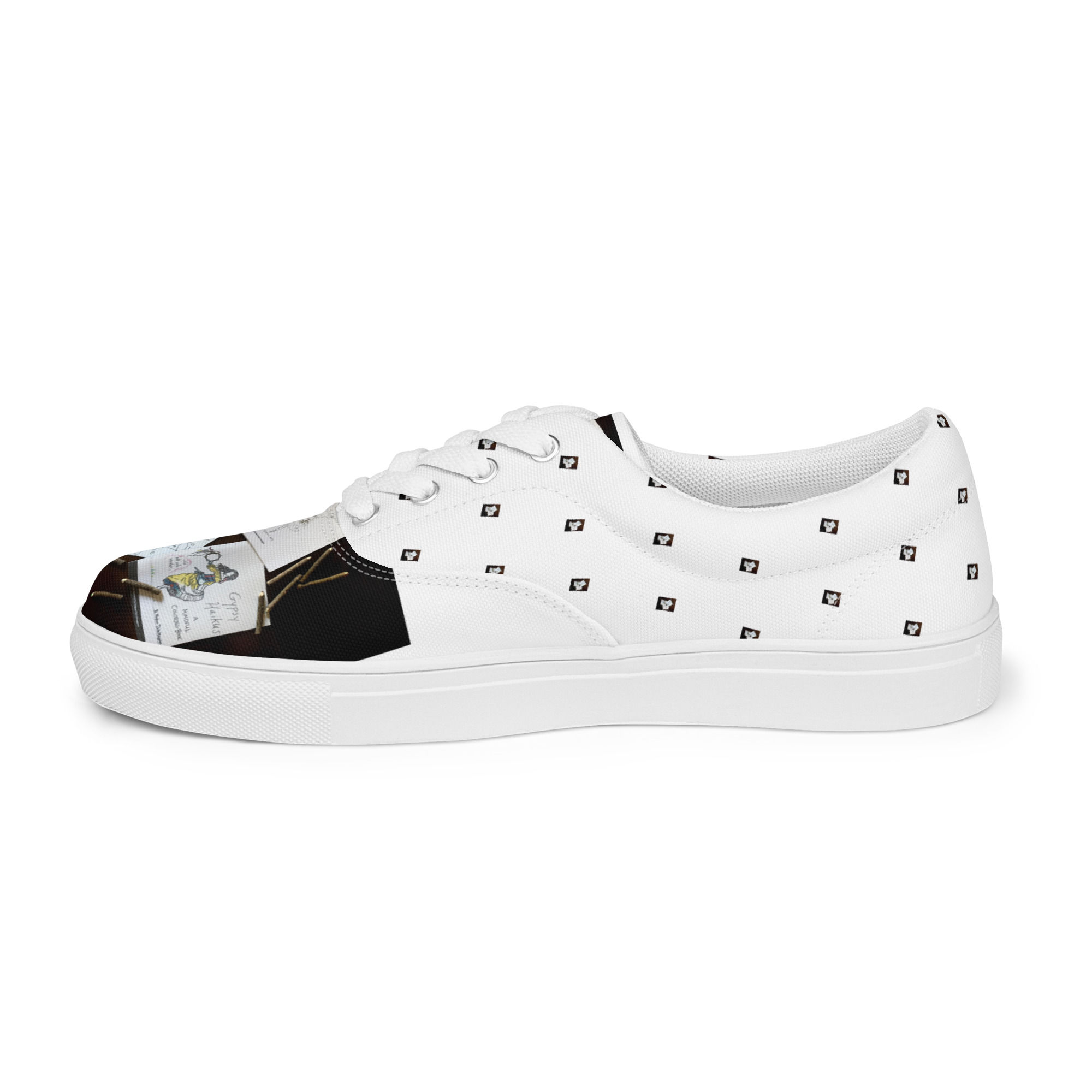 women’s lace-up canvas shoes