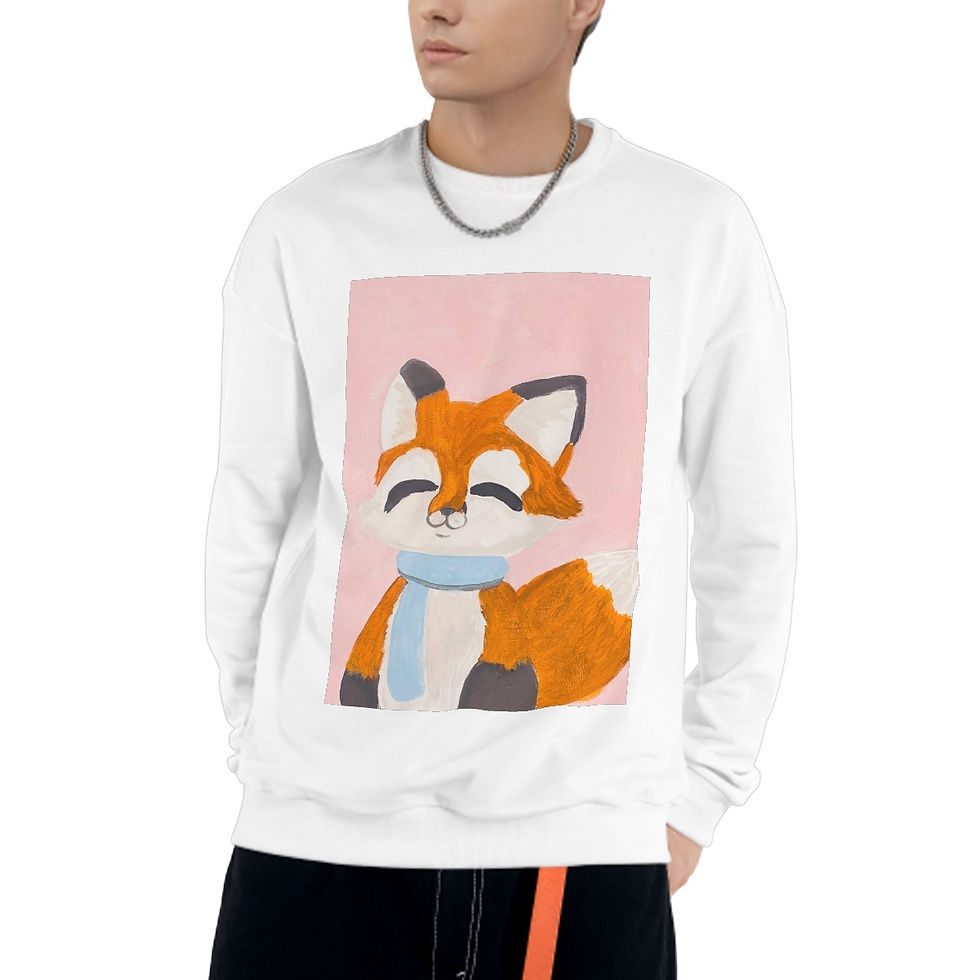 Thumbnail: Kiddo Culture Limited Edition Art Sweatshirt for Teens – Unique & Comfortable