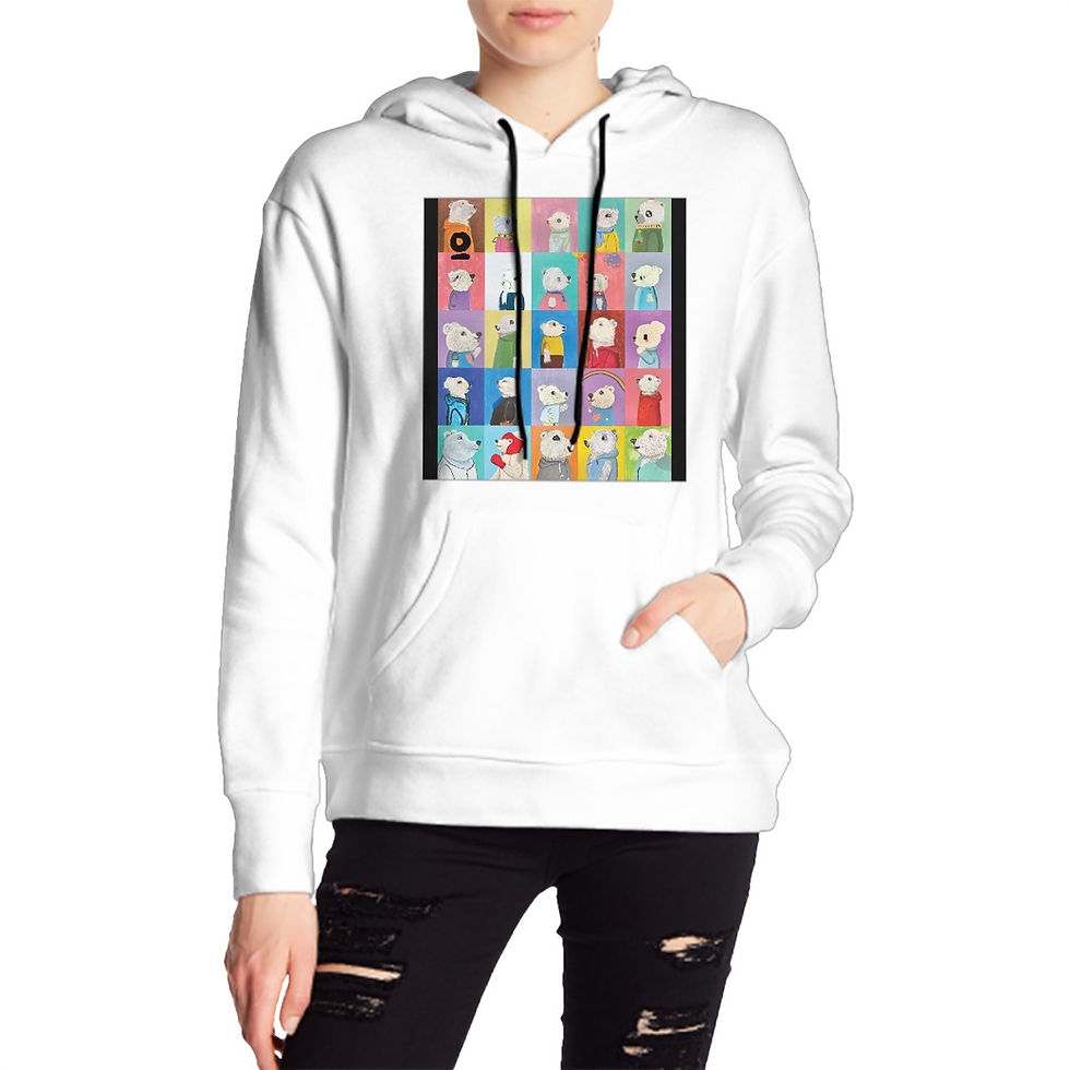 Thumbnail: Couple's Thick Hoodie logoicon01 2024polar bear01