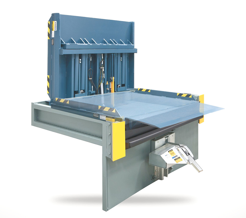 TELESCOPING-LIP™ Hydraulic Telescoping-Lip Dock Leveler offered by Metro Door and Dock.