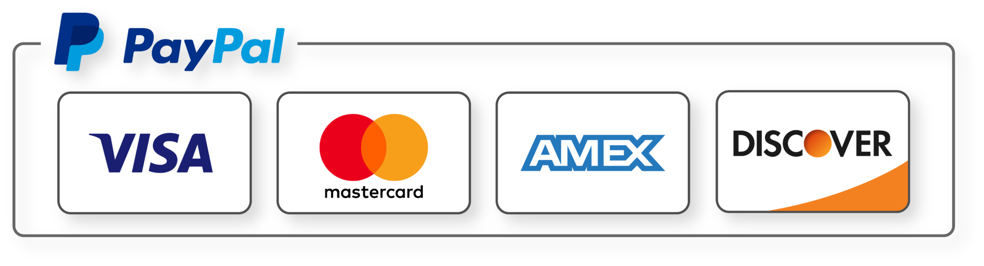 We accept Most Credit Cards