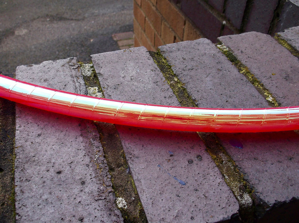 Thumbnail: Nuclear Bubblegum Translucent Colour Shifting Taped Polypro Hoop