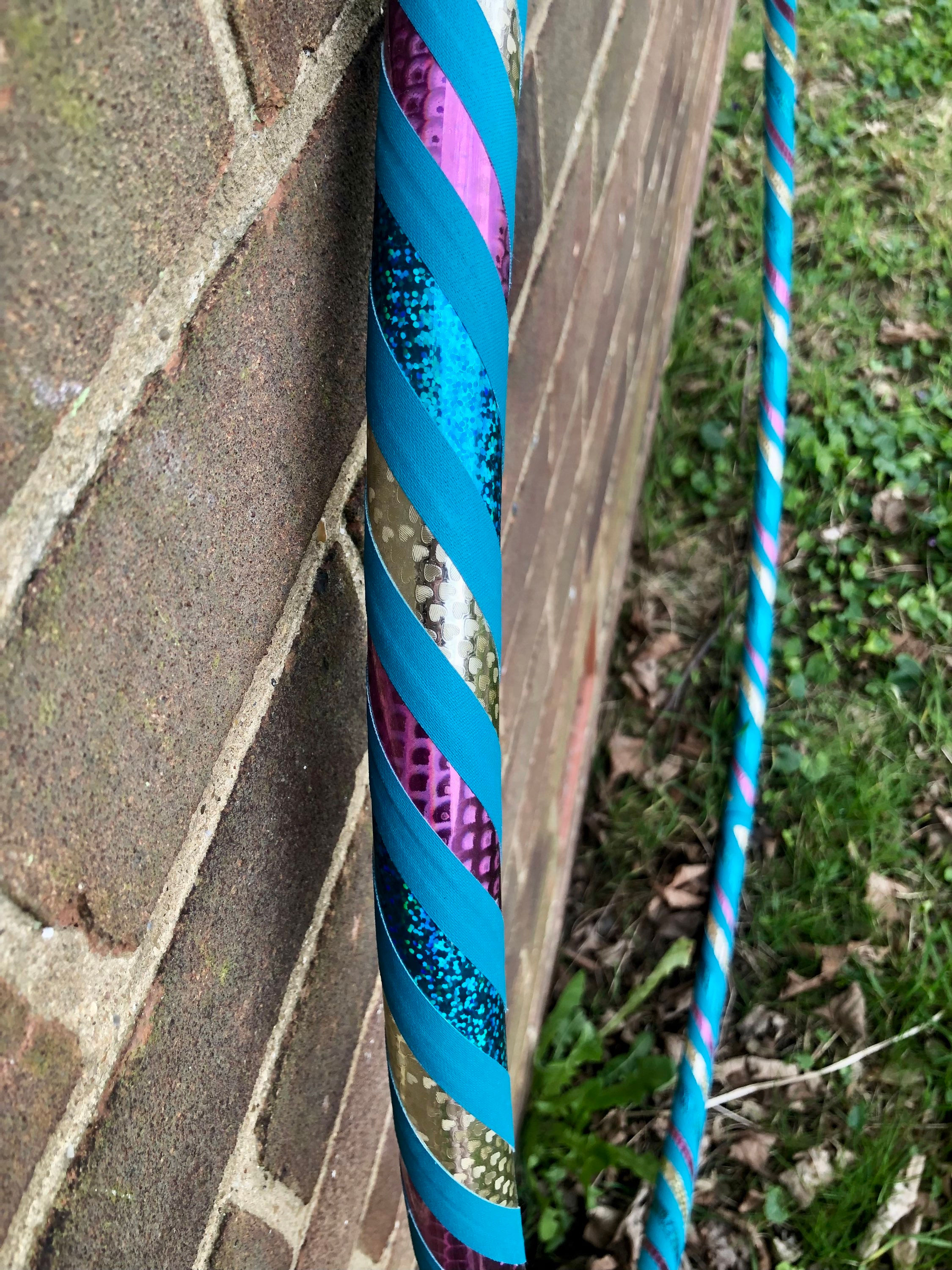 READY TO SHIP: 40” Beginner/ Fitness Spiral Taped Hoop