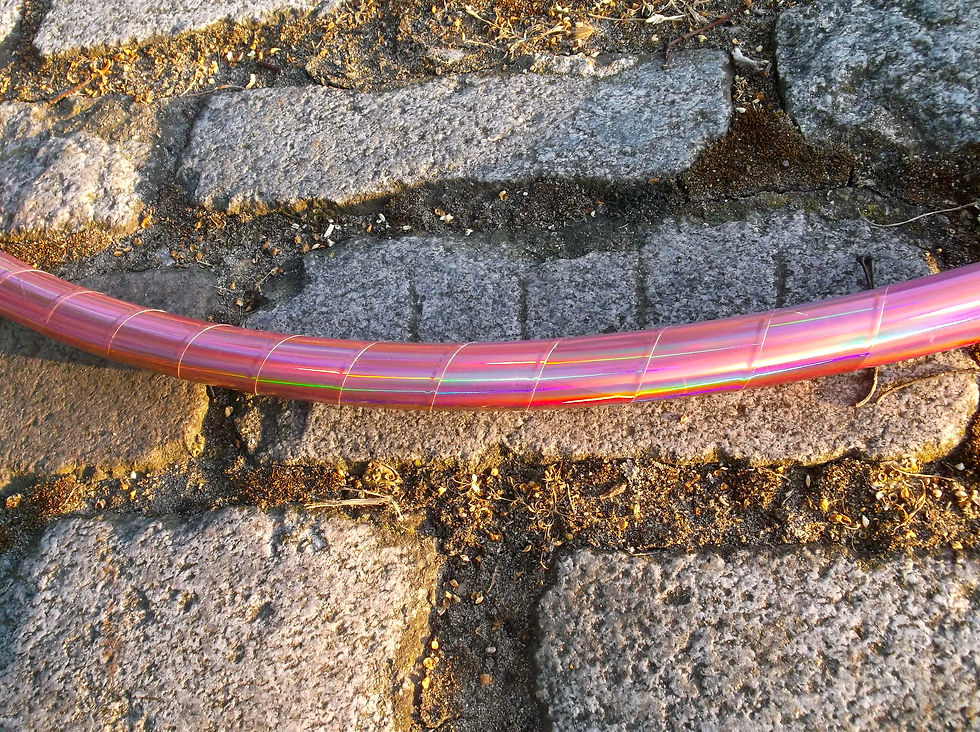 Thumbnail: Pink Rainbow Sheen Polypro Hoop