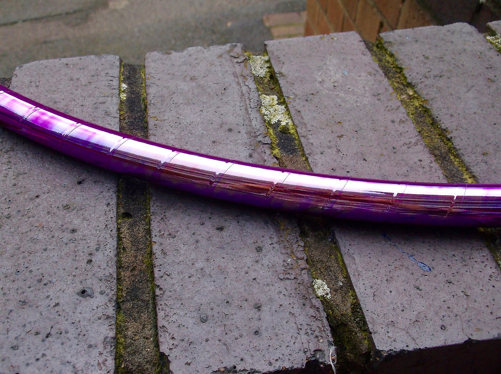 Thumbnail: Pink Scarab Taped Polypro Hoop