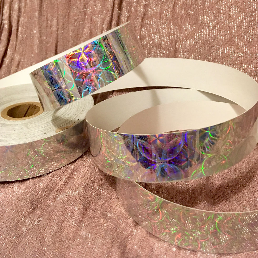 Thumbnail: Rainbow Spiro Holographic Taped Polypro Hoop