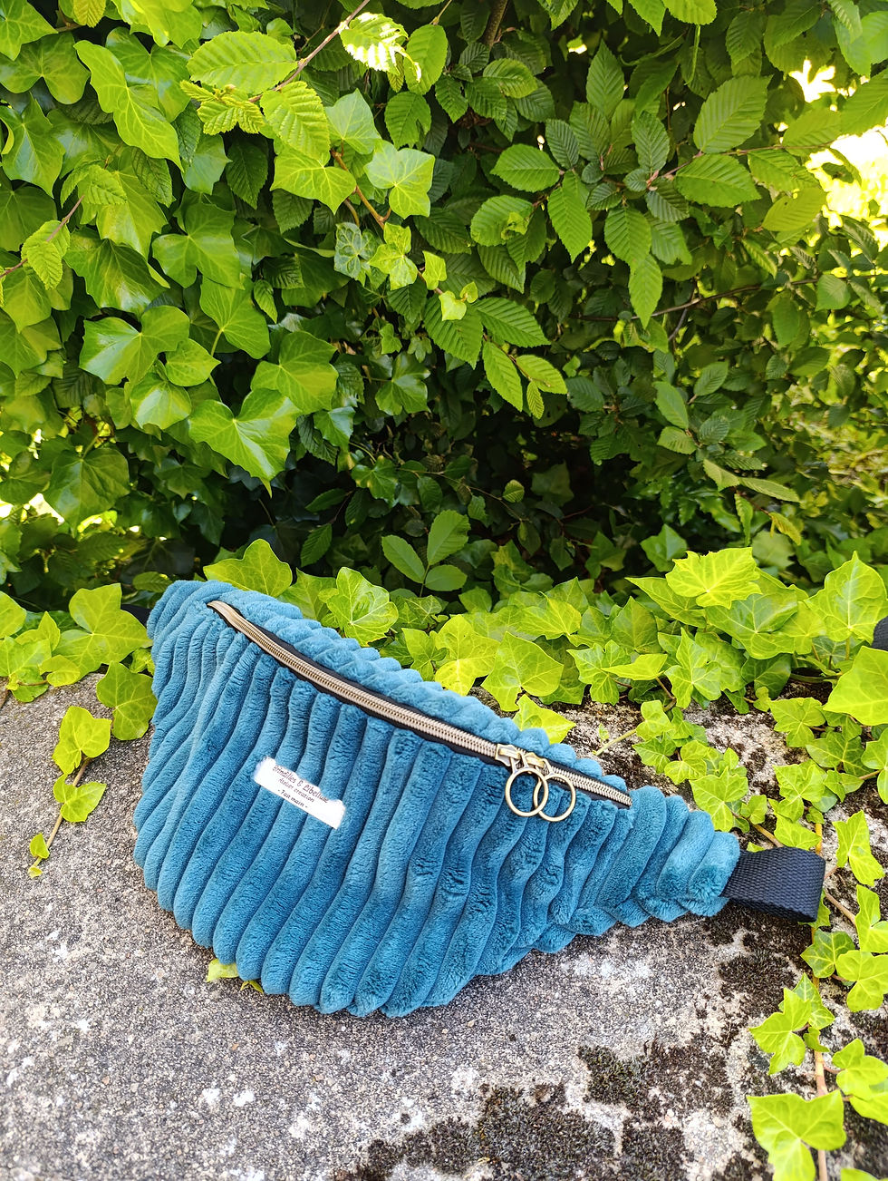 Miniature : Grand Sac Banane - Velours grosses côtes