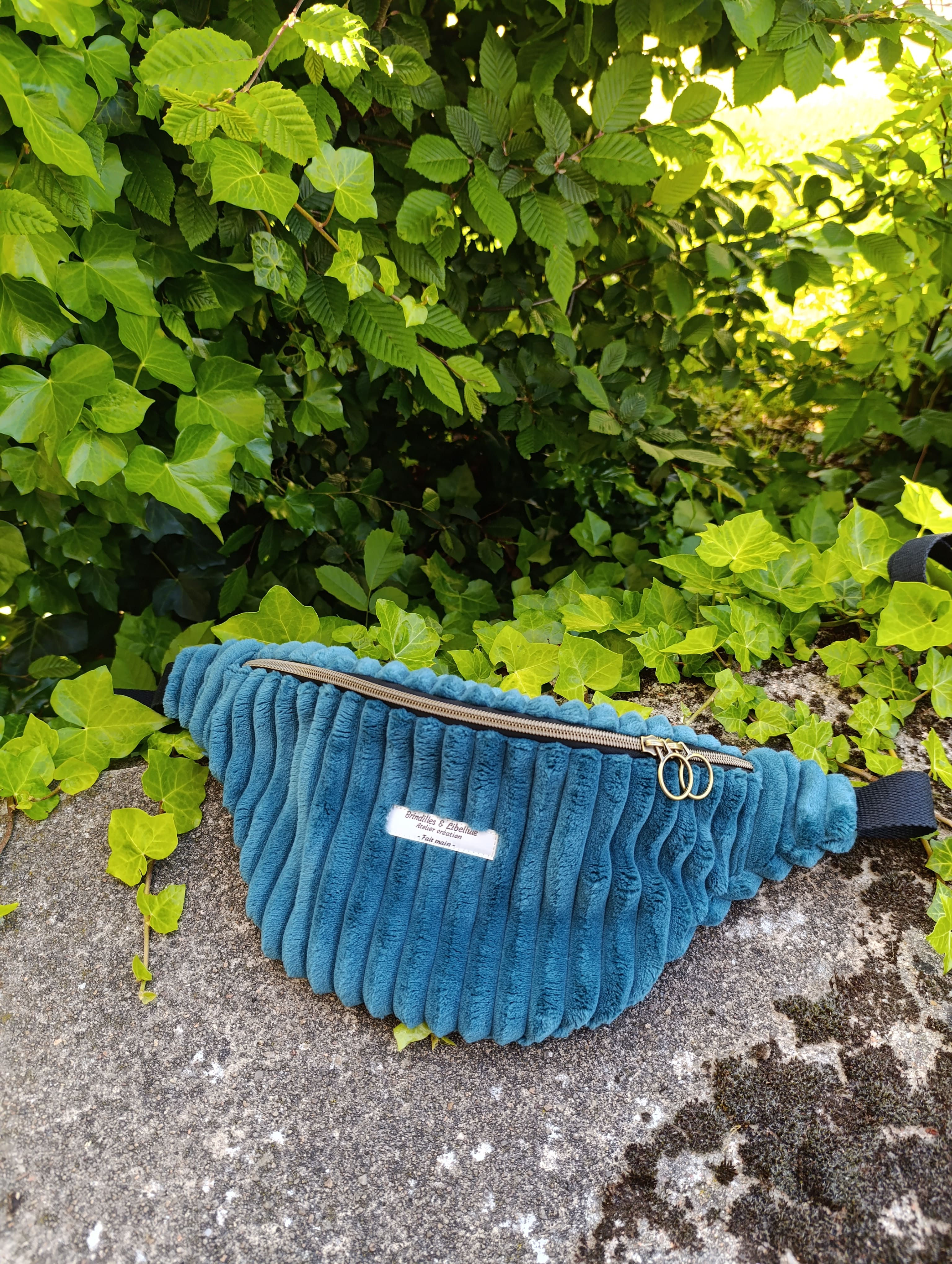 Grand Sac Banane - Velours grosses côtes