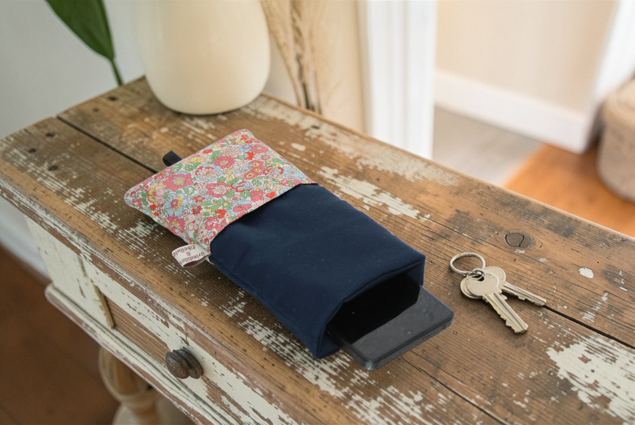 Pochette téléphone Coton Liberty