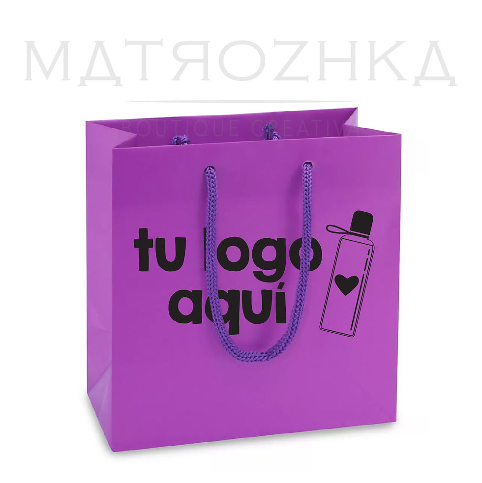 Miniatura: Bolsas Mate Varios Colores de 6 1/2 x 3 1/2 x 6 1/2"