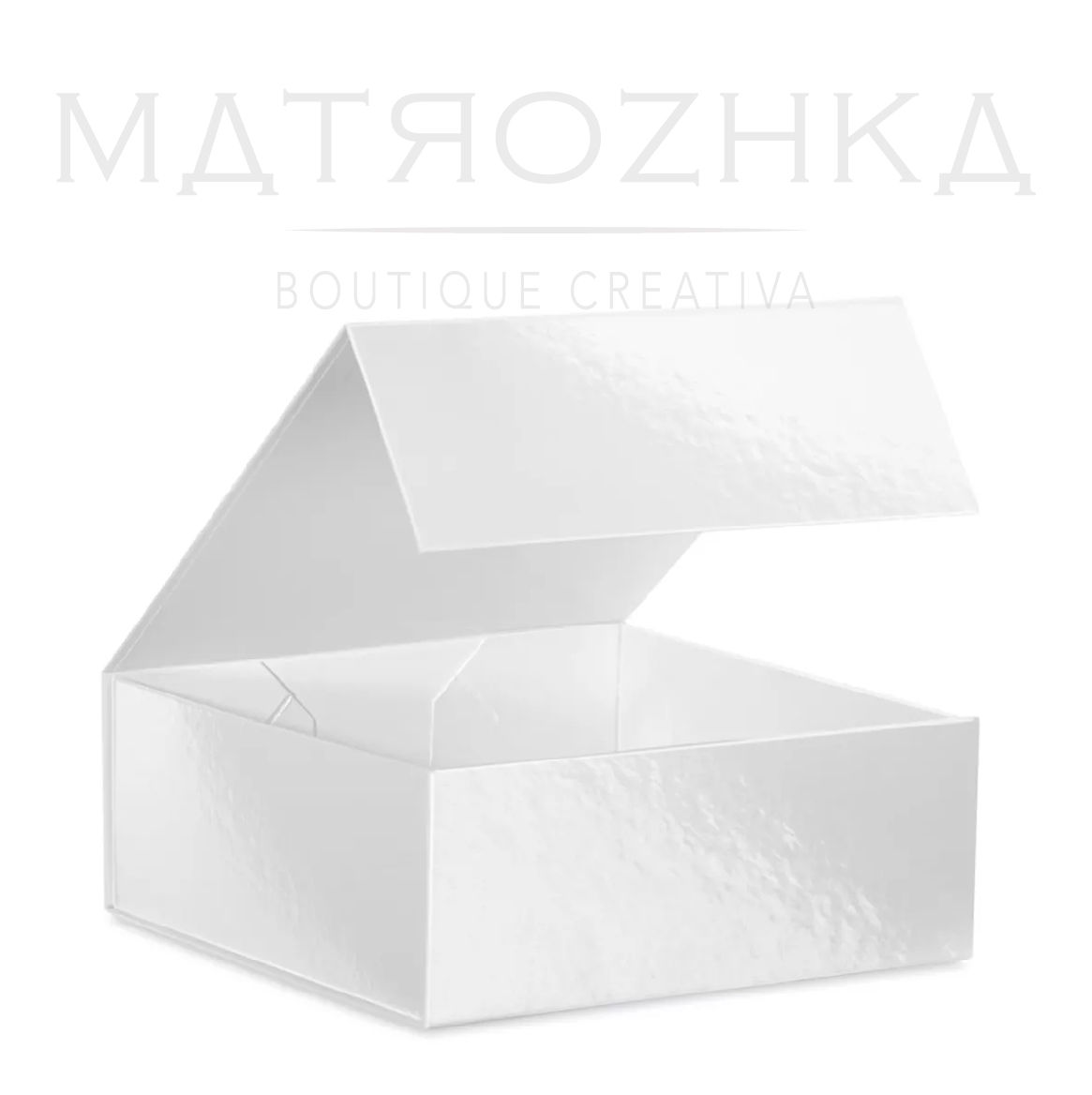 Cajas Magnéticas de Alto Brillo - 8 x 8 x 3 1/8"