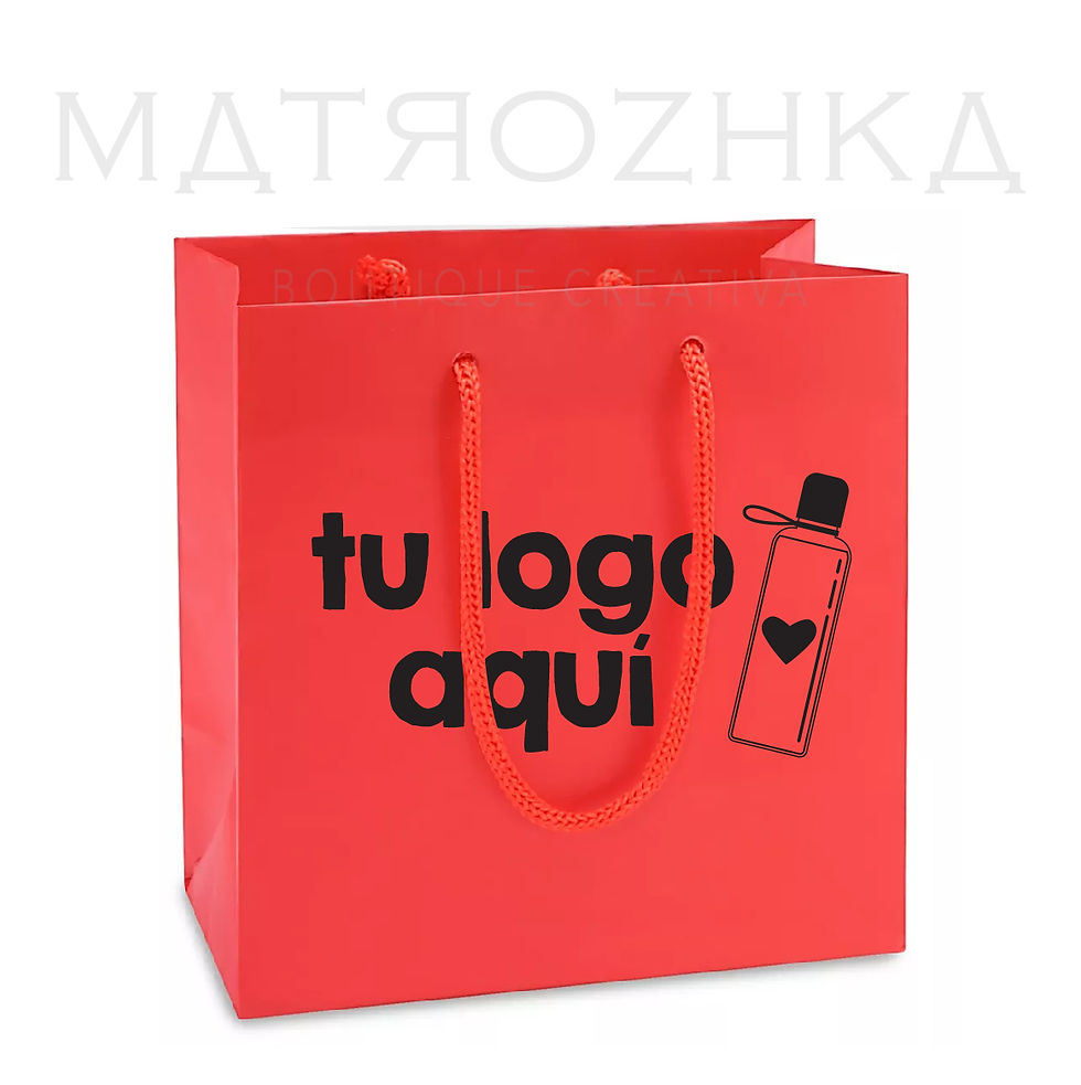 Miniatura: Bolsas Mate Varios Colores de 6 1/2 x 3 1/2 x 6 1/2"
