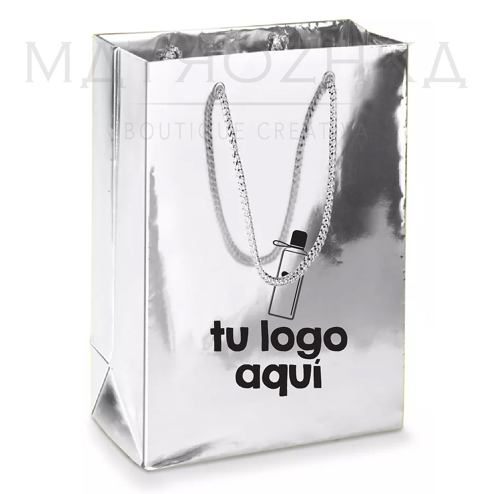 Miniatura: Bolsas Brillosas Metálicas de 5 1/4 x 3 1/4 x 8 3/8"