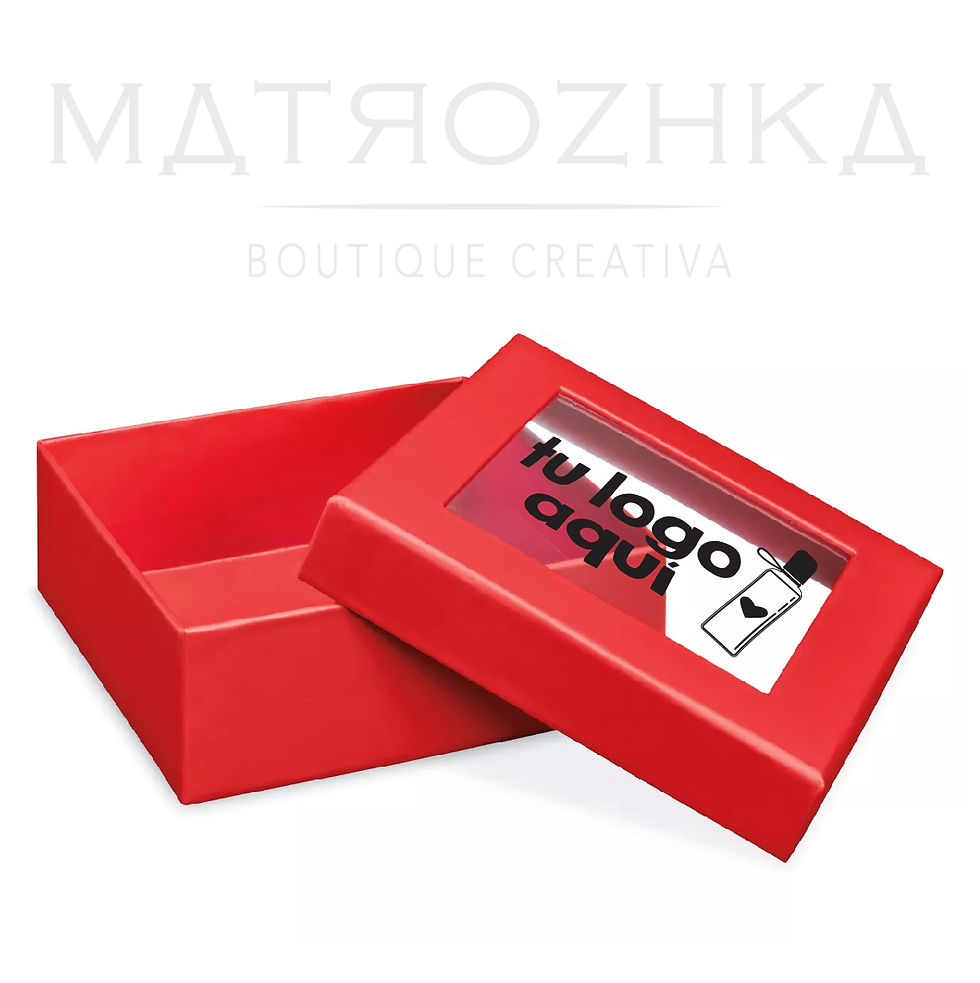Miniatura: Cajas con Ventana para Regalo de 5 1/2 x 5 1/2 x 2"