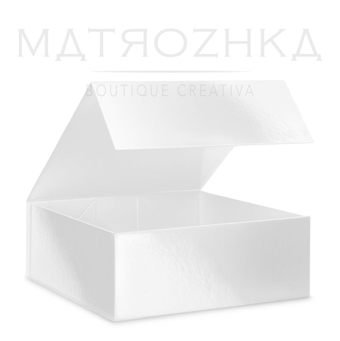 Cajas Magnéticas de Alto Brillo - 12 x 12 x 4 1/2"