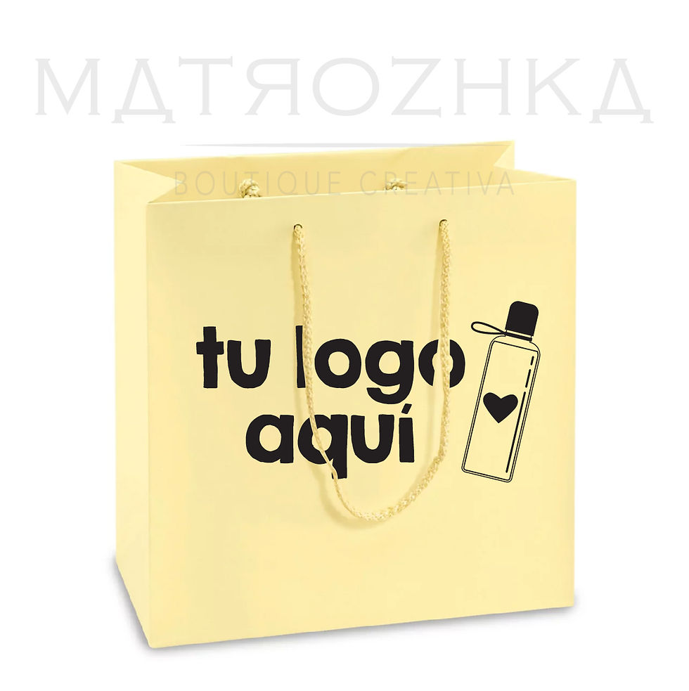 Miniatura: Bolsas Mate Varios Colores de 6 1/2 x 3 1/2 x 6 1/2"