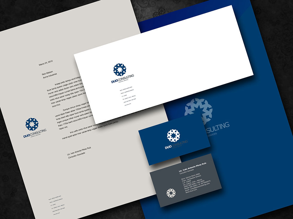 Duo Consulting Stationery
