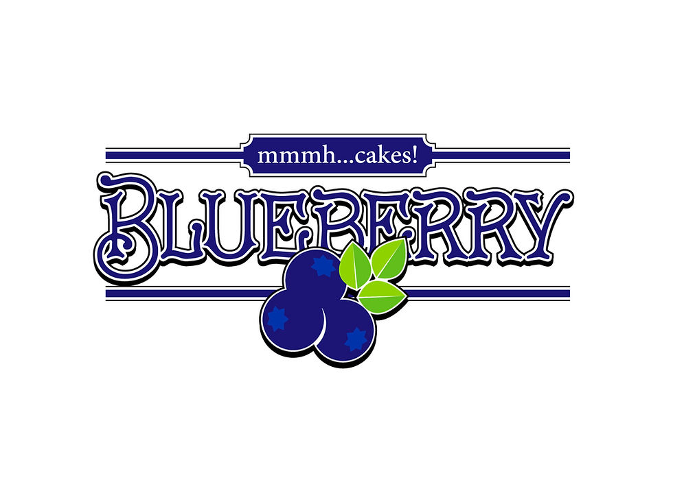 Bluebery Cakes vector logo