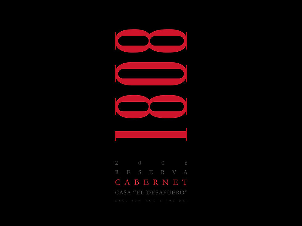 1808 Cabernet label