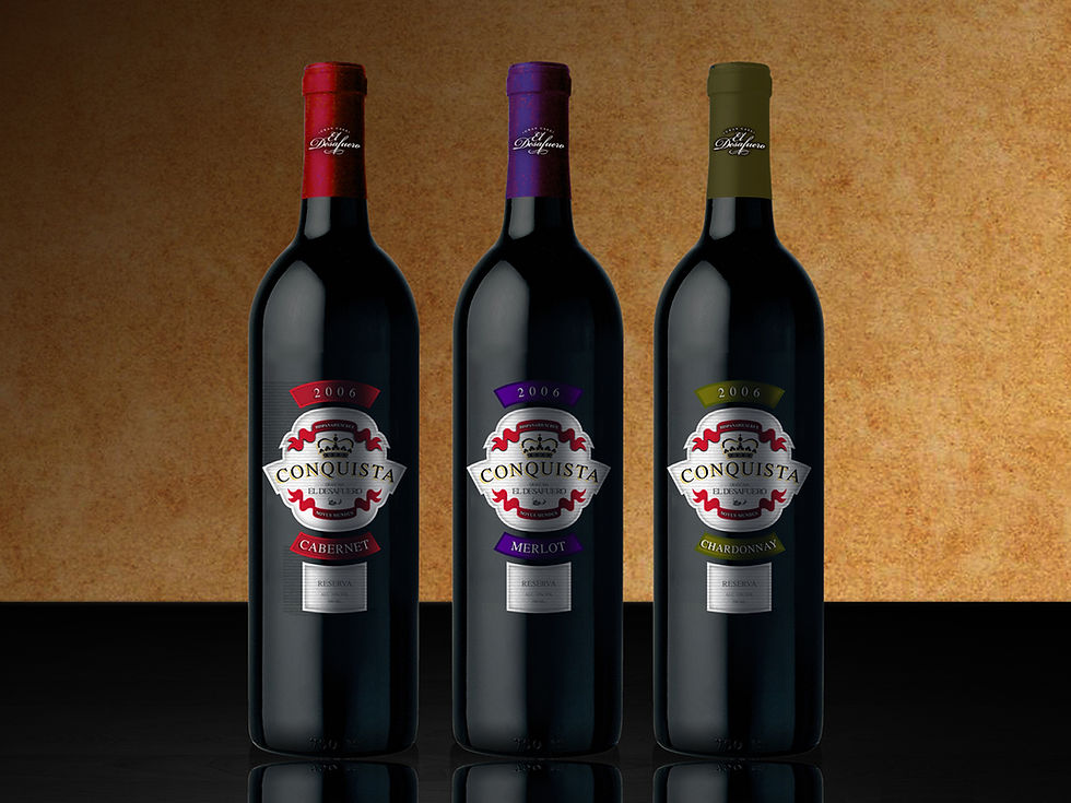 Conquista wine bottle