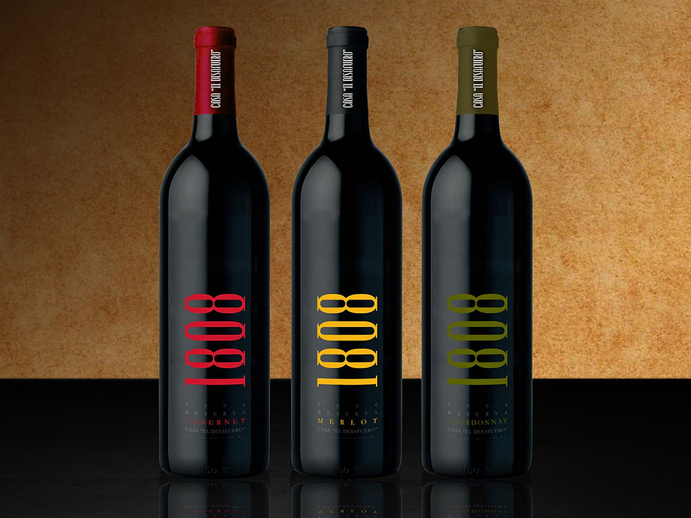 1808 wine bottle