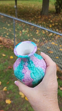 Thumbnail: "Little Beauty" Alcohol Ink Vase