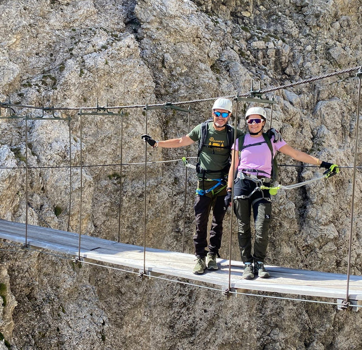 Klettersteig-Tagestour Dolomiten