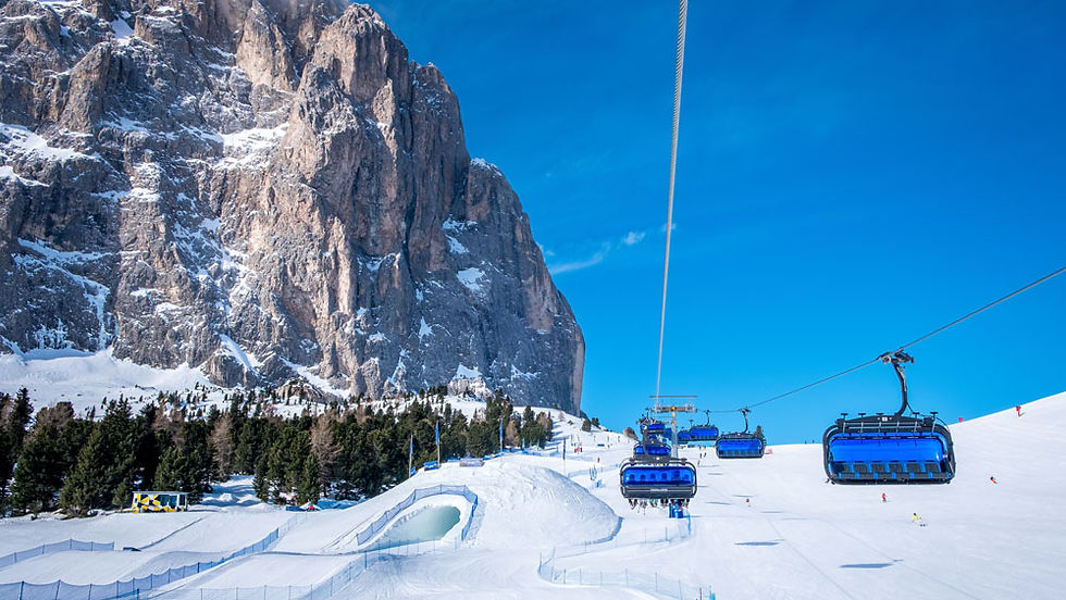 Escursione sciistica guidata nel comprensorio della Val Gardena