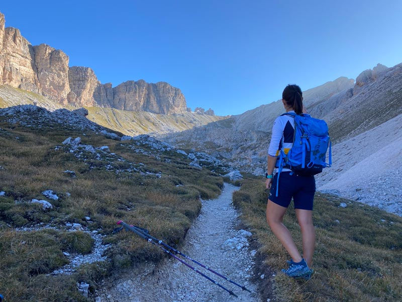 self guided hiking tours dolomites