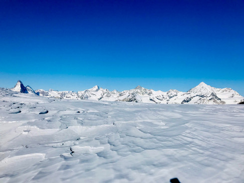 Winterliche Gletscherlandschaft