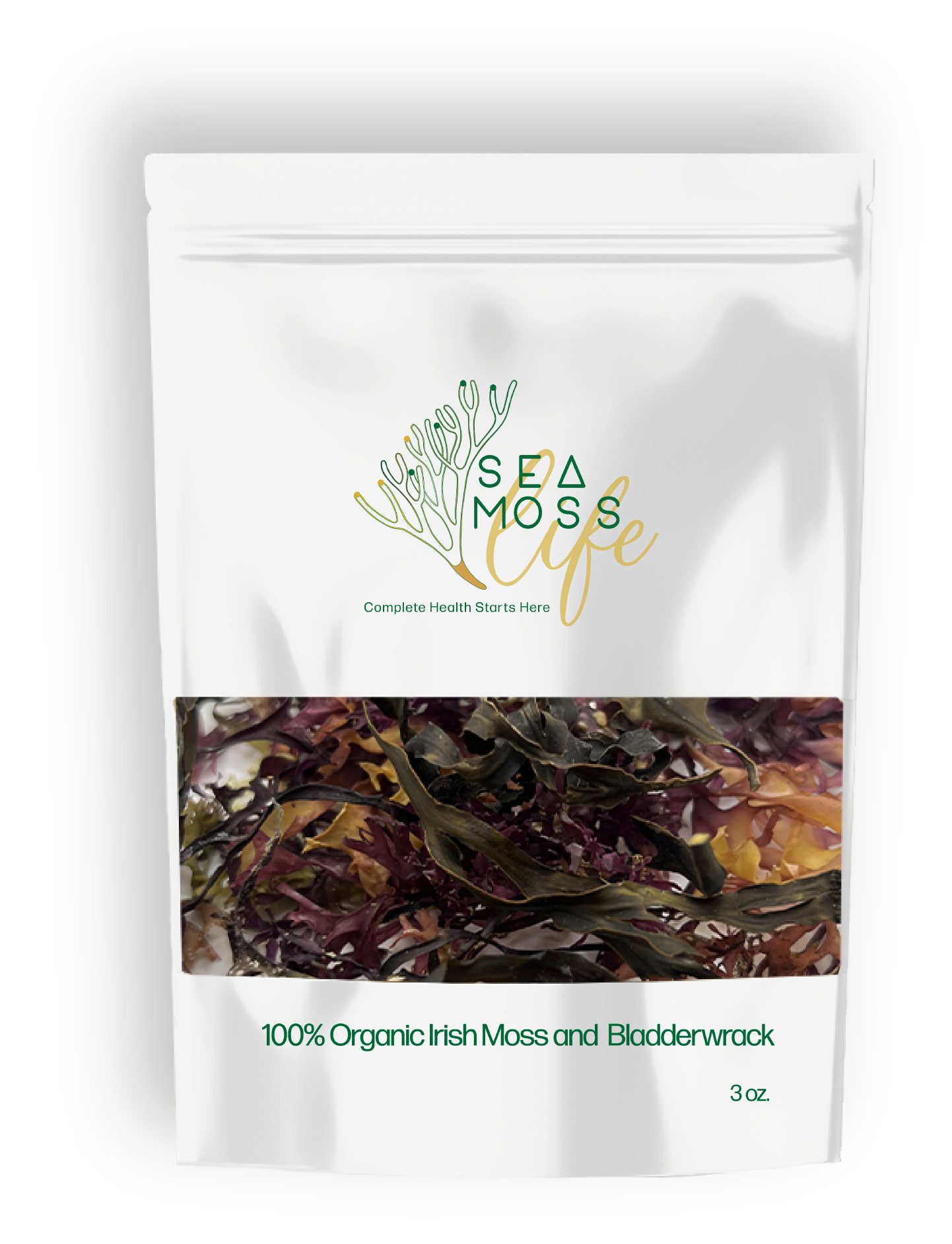 100% Organic Irish Moss and Bladderwrack - 3oz