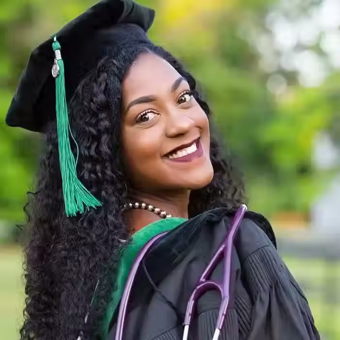 Captain Valynn Antoine,
An emergency medicine resident in Georgia
