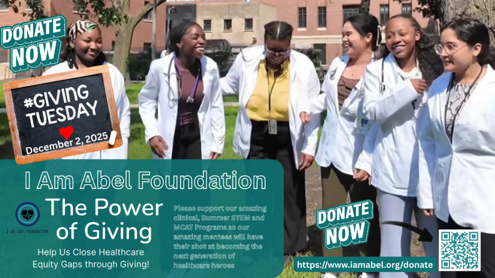 #givingtuesday I Am Abel Foundation Flyer
