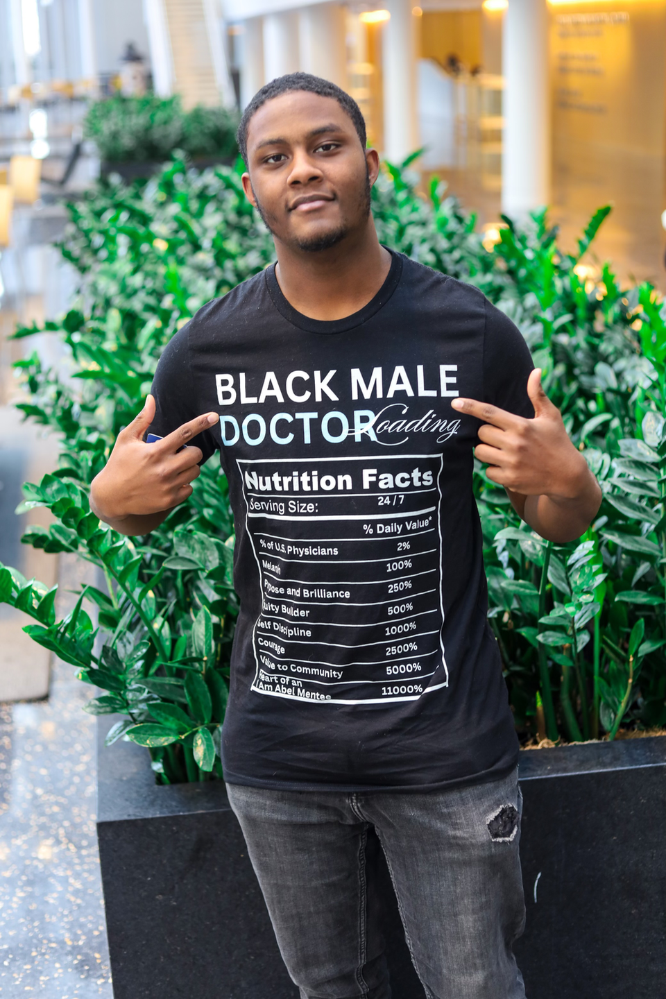Black Male Doctor T shirt