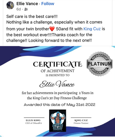 Ellie Vance Review of 50andfit.org