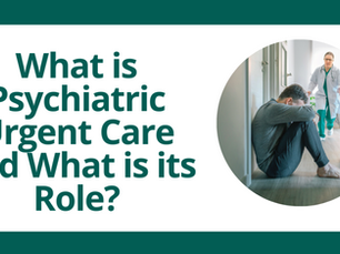 A patient sitting on the hallway of a hospital -image for the topic "What is Psychiatric Urgent Care and What is its Role?"
