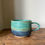 Thumbnail: Copper and black/blue coffee mug