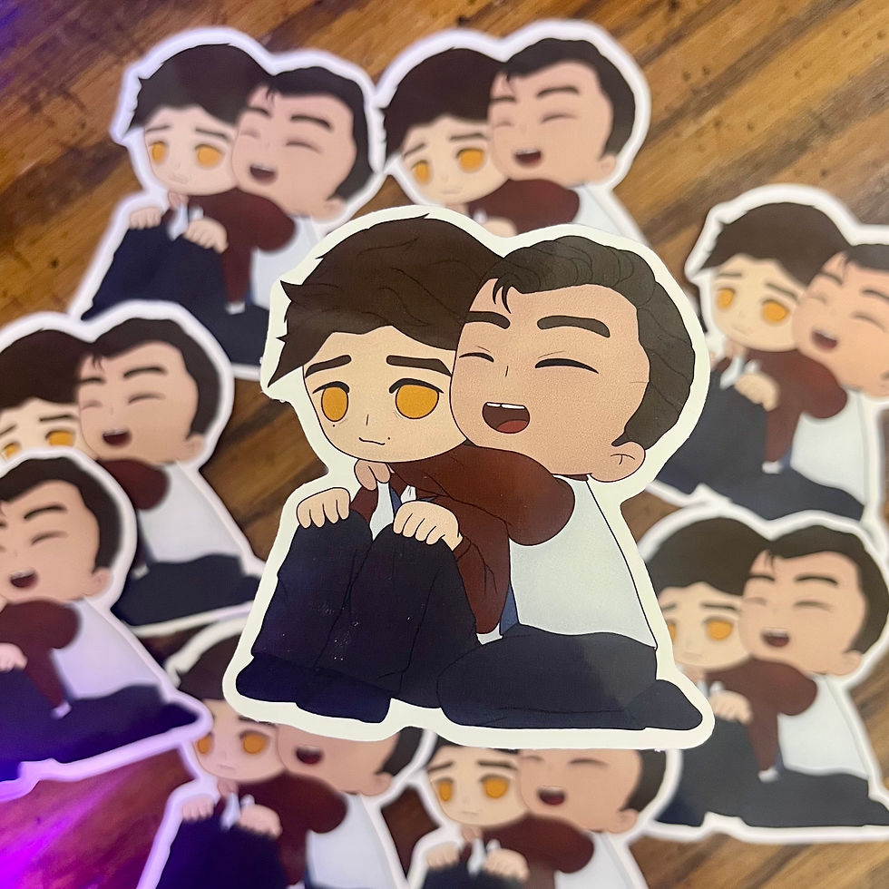 Thumbnail: Arcane Chibi Vinyl Sticker | Jayce Viktor Fandom Decal (Waterproof)