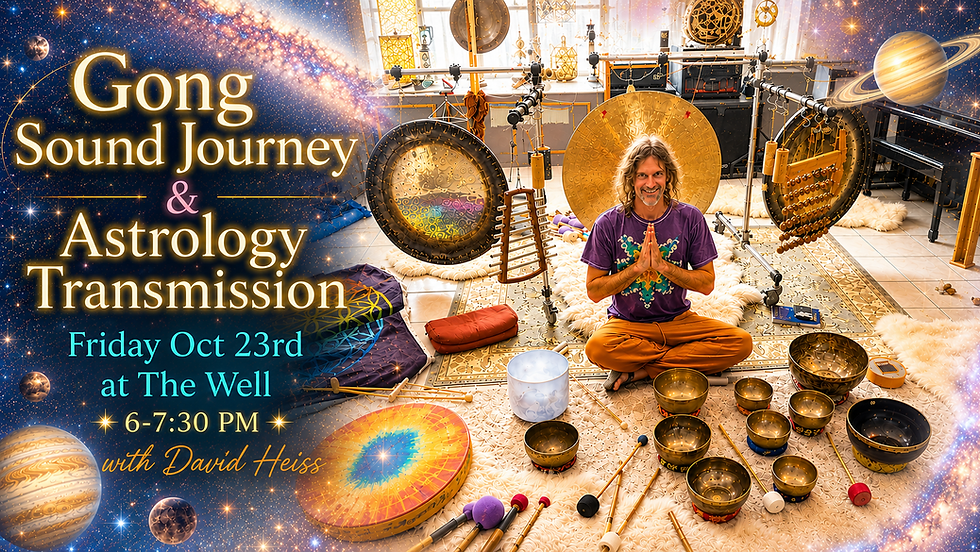 Gong Sound Journey & Astrology Transmission