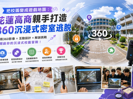 花蓮高商親手打造360沉浸式密室逃脫