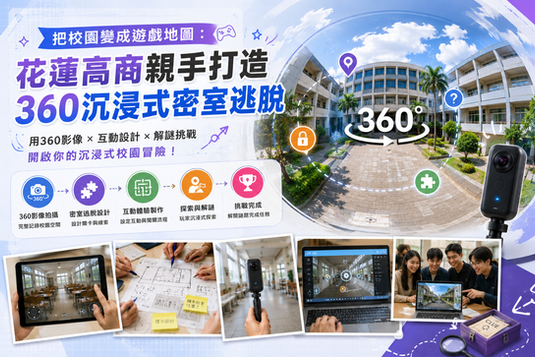 花蓮高商親手打造360沉浸式密室逃脫