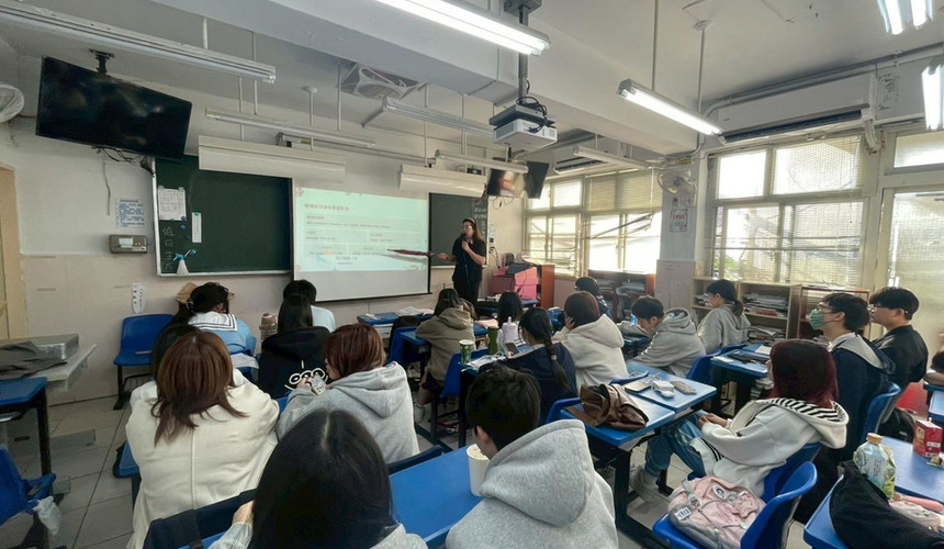 觀光科影音導覽上課狀況