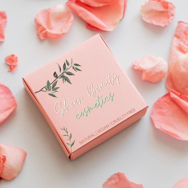 Beautiful make up cosmetics packaging