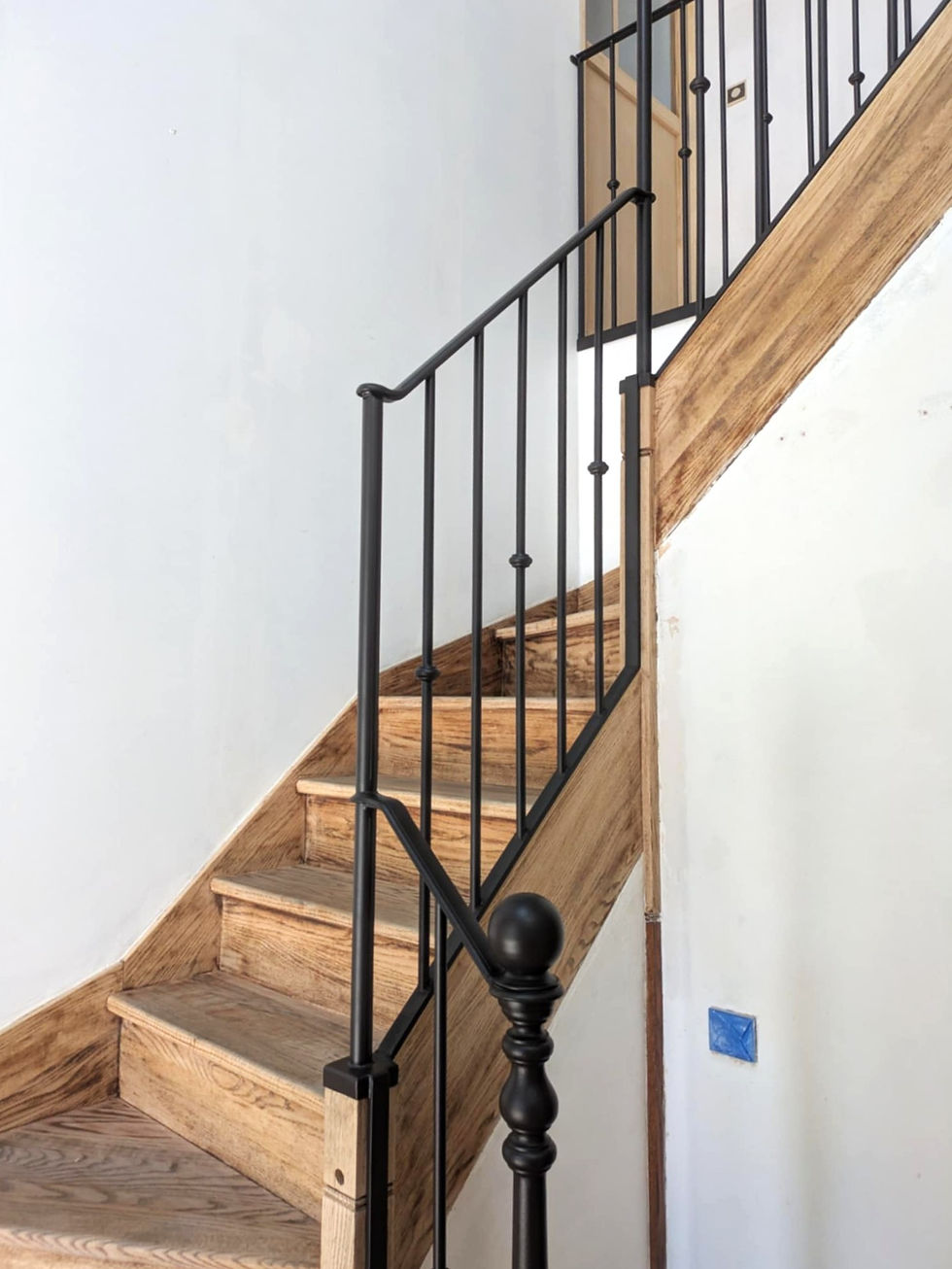 Garde corps d'escalier.