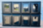 Thumbnail: Steel 8 Bin Bolt Organizer 20"H x 8"W x 24"L