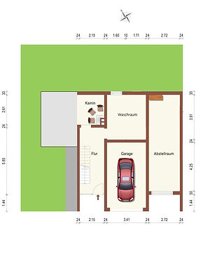 Grundriss EG-Haus -mit-garten-bilfingen-kämpfelbach-avathus-bretten-bruchsal-karlsruhe-pfo