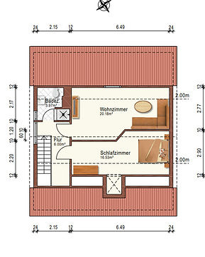 Grundriss DG-Haus -mit-garten-bilfingen-kämpfelbach-avathus-bretten-bruchsal-karlsruhe-pfo