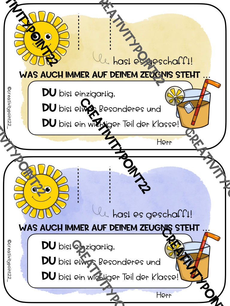 Miniaturbild: Zeugnisgruß