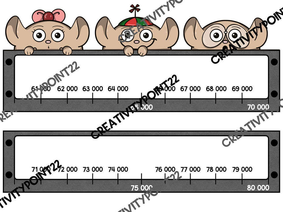 Miniaturbild: Zahlenstrahl (bis 100 000)