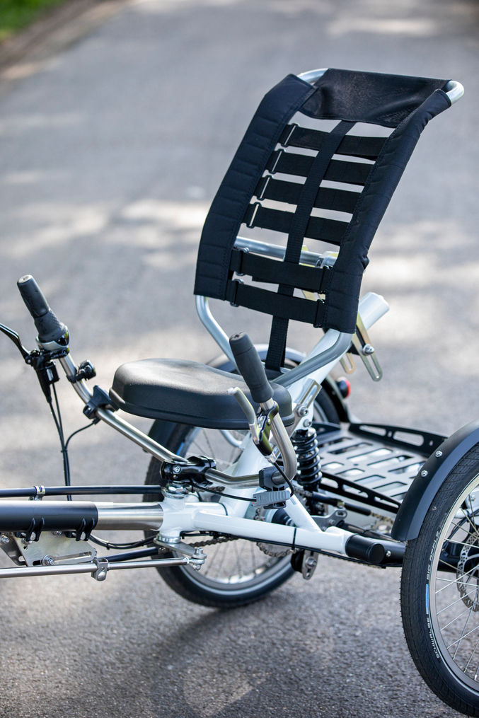 Siège du vélo couché à trois roues vanRaam Easy Sport